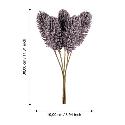 Eglo - Tekokukka 30 cm violetti