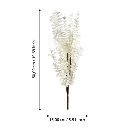 Eglo - Tekokukka 50 cm valkoinen