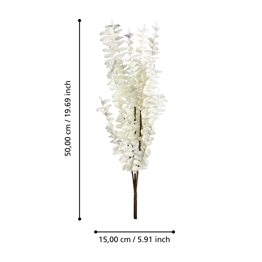 Eglo - Tekokukka 50 cm valkoinen
