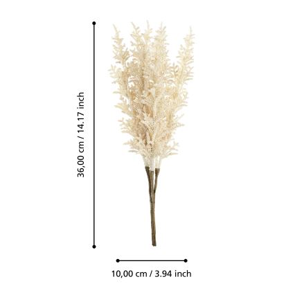 Eglo - Tekokukka 36 cm keltainen