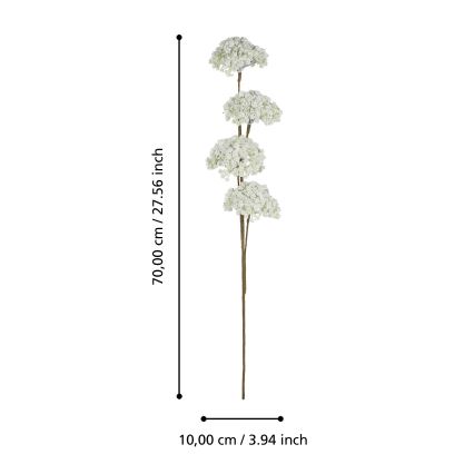 Eglo - Tekokukka 70 cm valkoinen