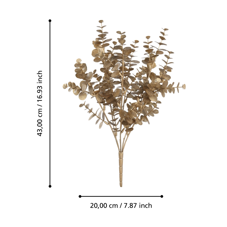 Eglo - Tekokukka 43 cm kulta