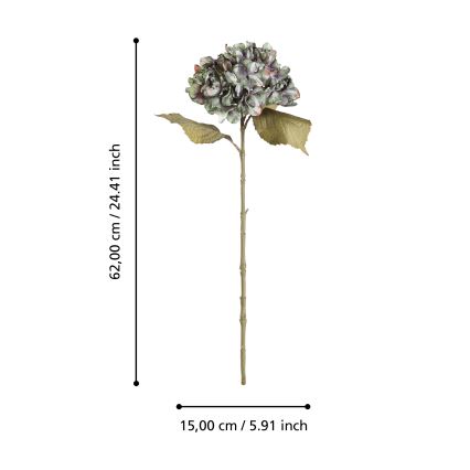 Eglo - Tekokukka 62 cm vihreä