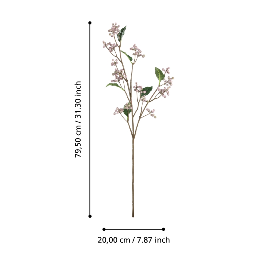 Eglo - Tekokukka 79,5 cm vaaleanpunainen