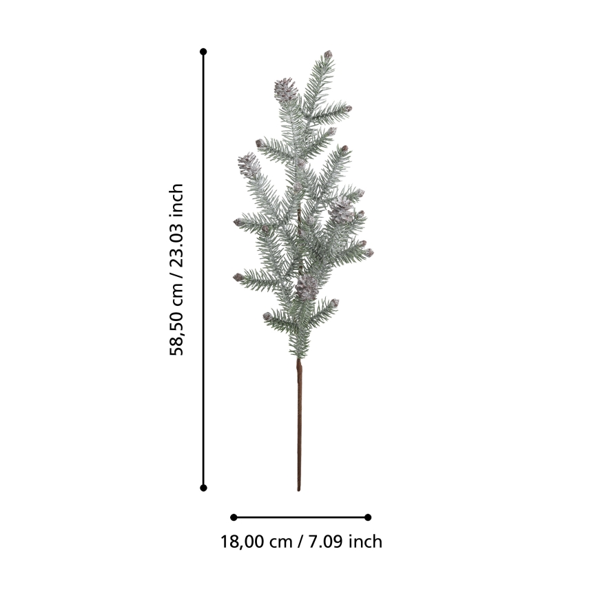 Eglo - Keinotekoinen jouluoksa 58,5 cm vihreä