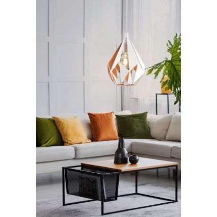 Eglo 43001 - Kattokruunu narulla CARLTON 1xE27/60W/230V