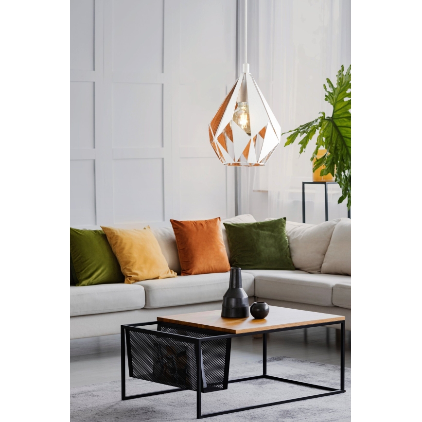 Eglo 43001 - Kattokruunu narulla CARLTON 1xE27/60W/230V
