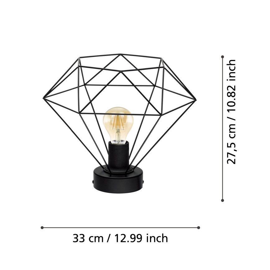 Eglo 43004 - Kiinteä kattokruunu TARBES 1xE27/60W/230V