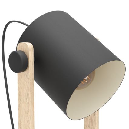 Eglo 43048 - Lattialamppu HORNWOOD 1xE27/28W/230V
