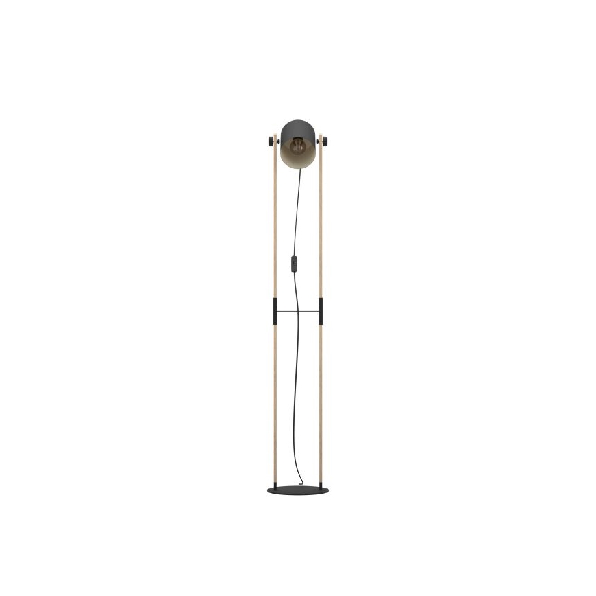 Eglo 43048 - Lattialamppu HORNWOOD 1xE27/28W/230V
