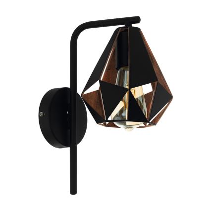 Eglo 43057 - Seinävalaisin CARLTON 1xE27/60W/230V