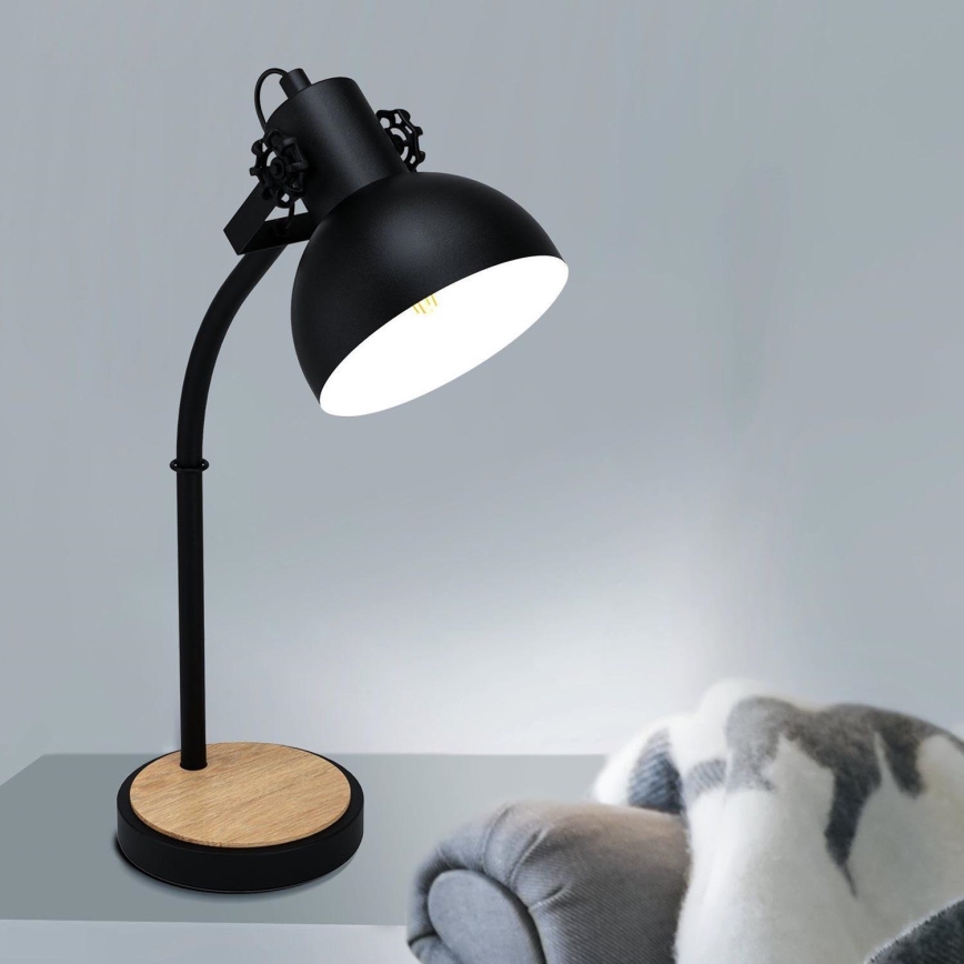 Eglo 43165 - Pöytävalaisin LUBENHAM 1xE27/28W/230V