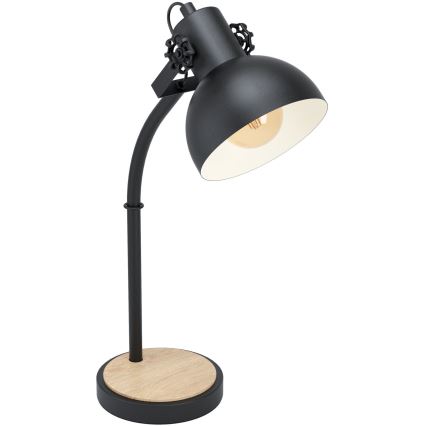 Eglo 43165 - Pöytävalaisin LUBENHAM 1xE27/28W/230V