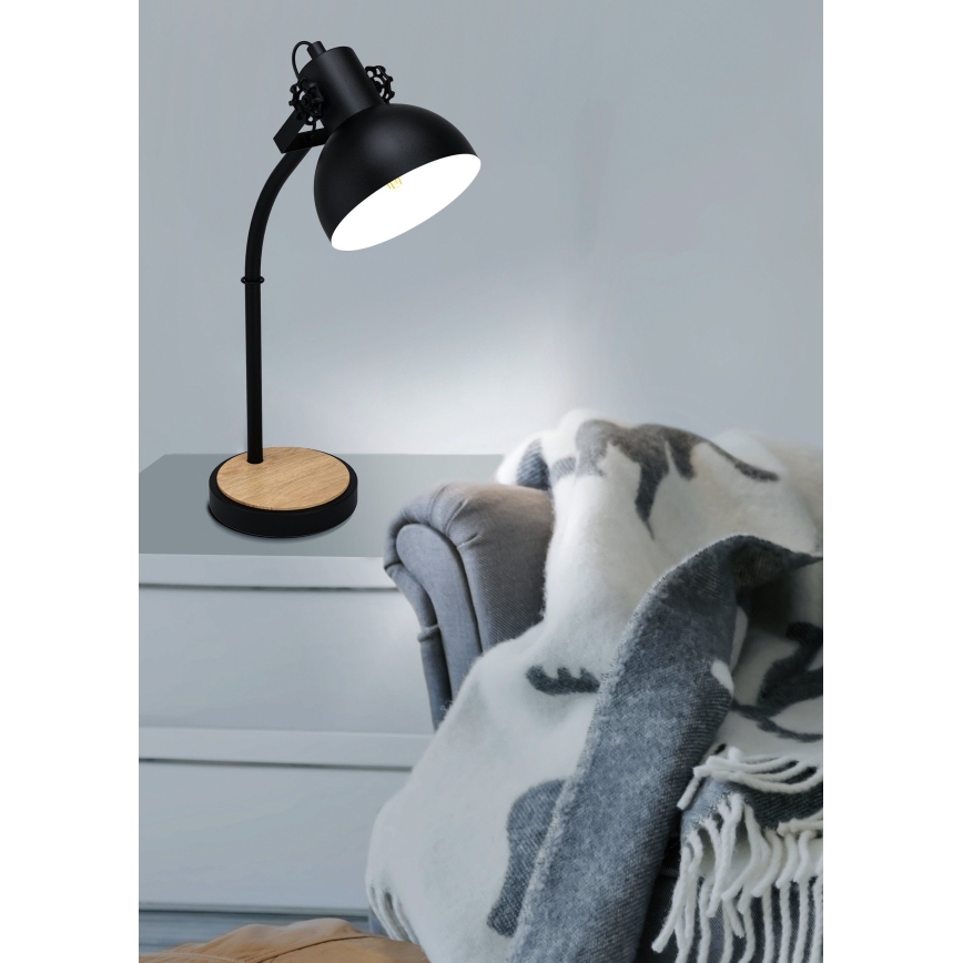 Eglo 43165 - Pöytävalaisin LUBENHAM 1xE27/28W/230V