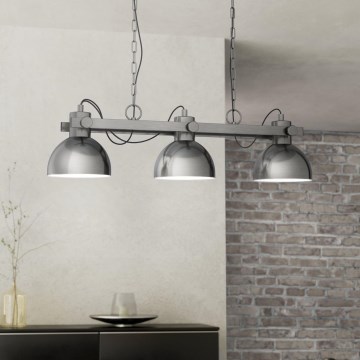 Eglo 43168 - Kattokruunu ketjussa LUBENHAM 3xE27/28W/230V