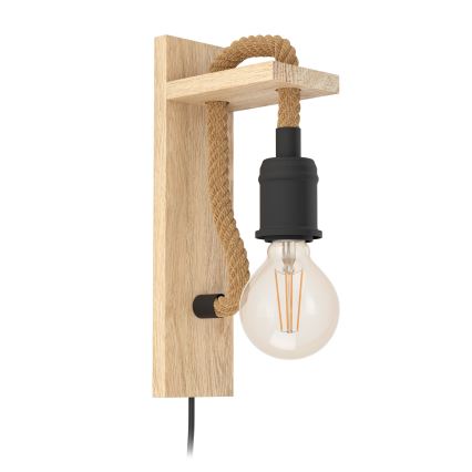 Eglo 43197 - Seinävalaisin RAMPSIDE 1xE27/28W/230V