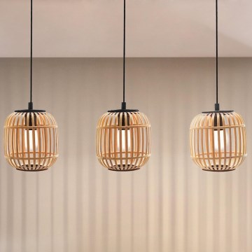Eglo 43217 - Kattokruunu narulla BORDESLEY 3xE27/28W/230V