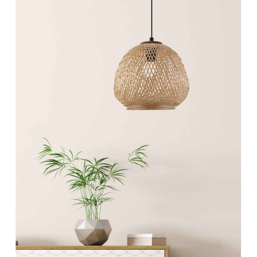 Eglo 43261 - Kattokruunu narulla DEMBLEBY 1xE27/40W/230V