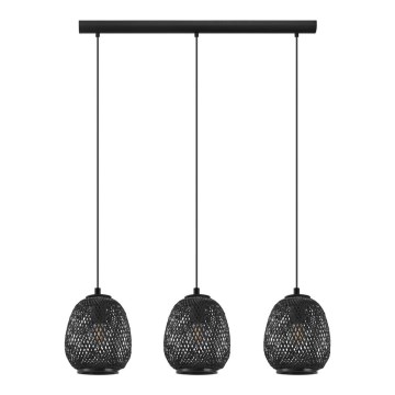 Eglo 43266 - Kattokruunu narulla DEMBLEBY 1 3xE27/40W/230V