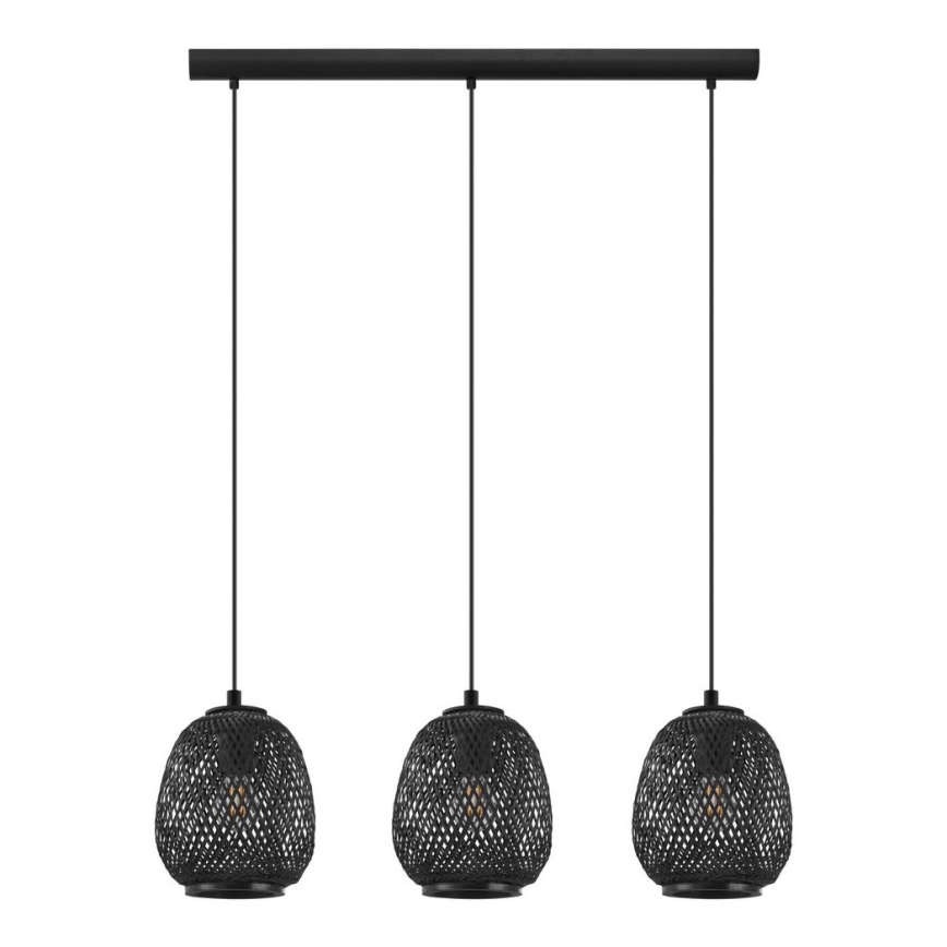 Eglo 43266 - Kattokruunu narulla DEMBLEBY 1 3xE27/40W/230V