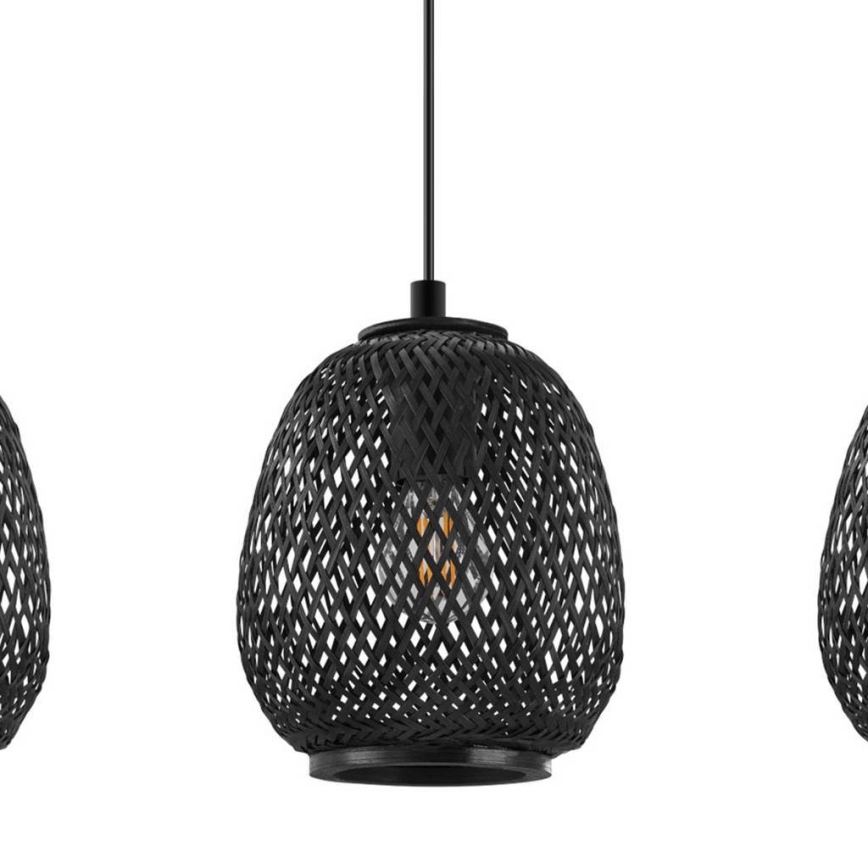 Eglo 43266 - Kattokruunu narulla DEMBLEBY 1 3xE27/40W/230V