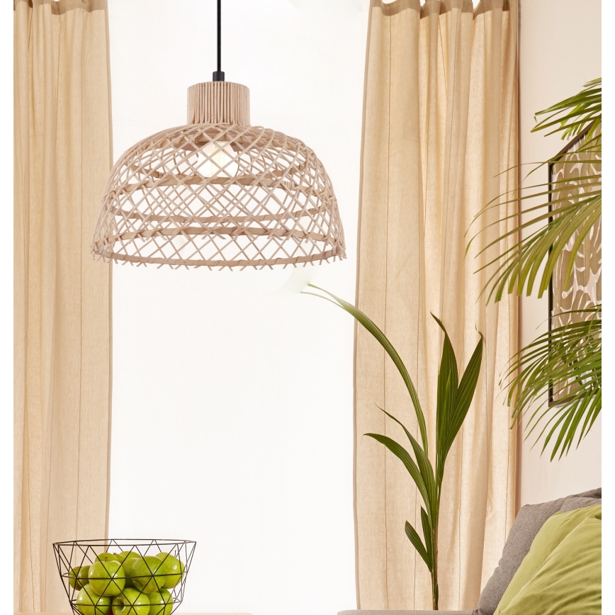 Eglo 43285 - Kattokruunu narulla AUSNBY 1xE27/40W/230V