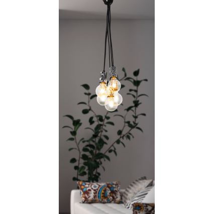 Eglo 43314 - Kattokruunu narulla COULSDON 5xE27/10W/230V