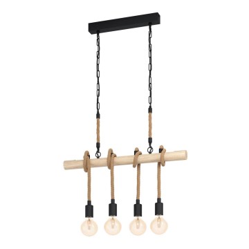 Eglo 43318 - Kattokruunu ketjussa YOUNGSTOWN 4xE27/40W/230V