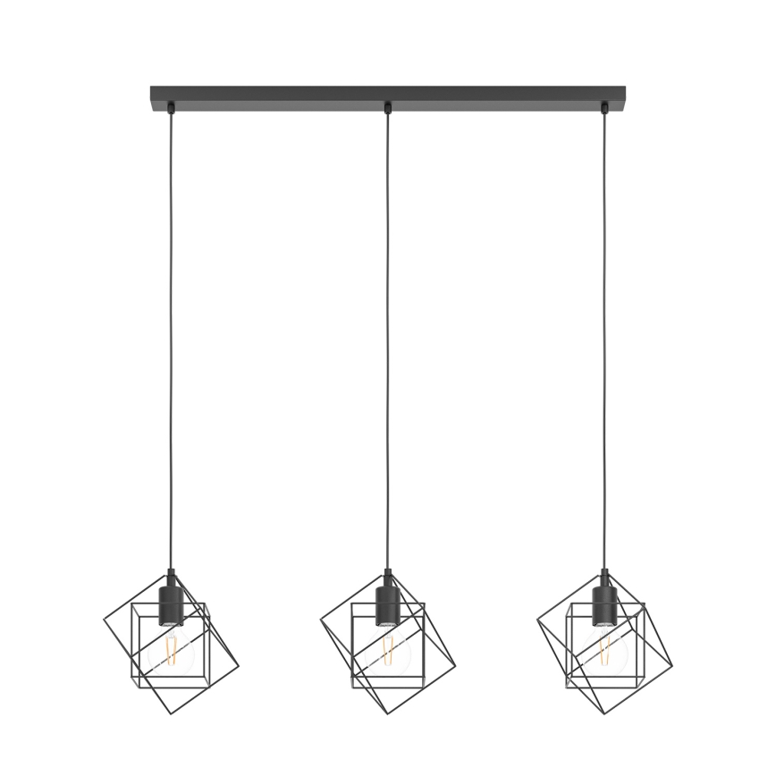 Eglo 43361 - Kattokruunu narulla STRAITON 3xE27/60W/230V