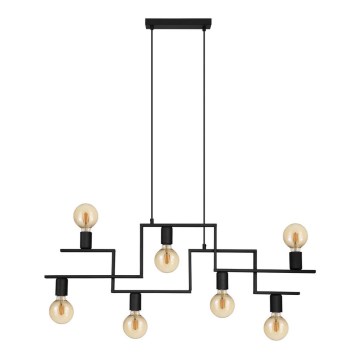 Eglo 43365 - Kattokruunu narulla FEMBARD 7xE27/60W/230V