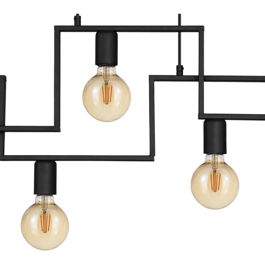 Eglo 43365 - Kattokruunu narulla FEMBARD 7xE27/60W/230V