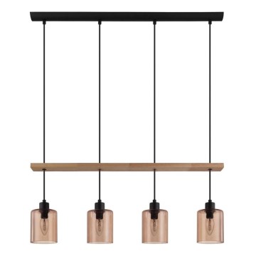 Eglo 43368 - Kattokruunu narulla COOLMONT 4xE14/40W/230V