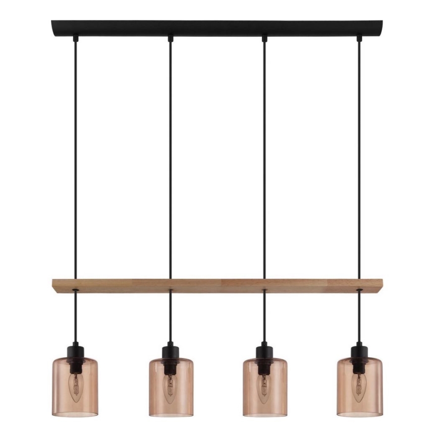 Eglo 43368 - Kattokruunu narulla COOLMONT 4xE14/40W/230V