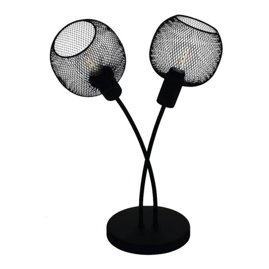 Eglo 43376 - Pöytävalaisin WRINGTON 1 2xE14/40W/230V