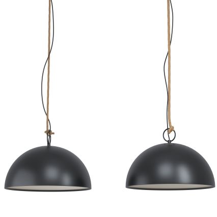 Eglo 43397 - HODSOLL-riippuvalaisin vaijerilla, 2xE27/40W/230V