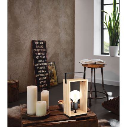 Eglo 43415 - Pöytävalaisin FAMBOROUGH 1xE27/40W/230V