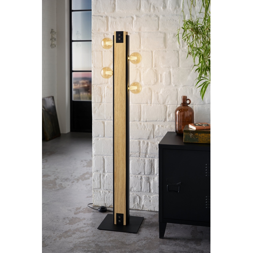 Eglo 43471 - Lattialamppu LAYHAM 4xE27/60W/230V