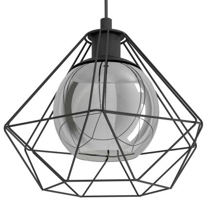 Eglo 43482 - Kattokruunu narulla VERNHAM 1xE27/40W/230V
