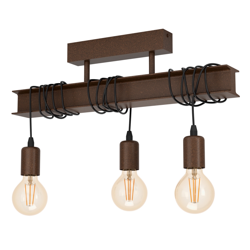 Eglo - Pinta-asetettava kattokruunu TOWNSHEND 3xE27/60W/230V
