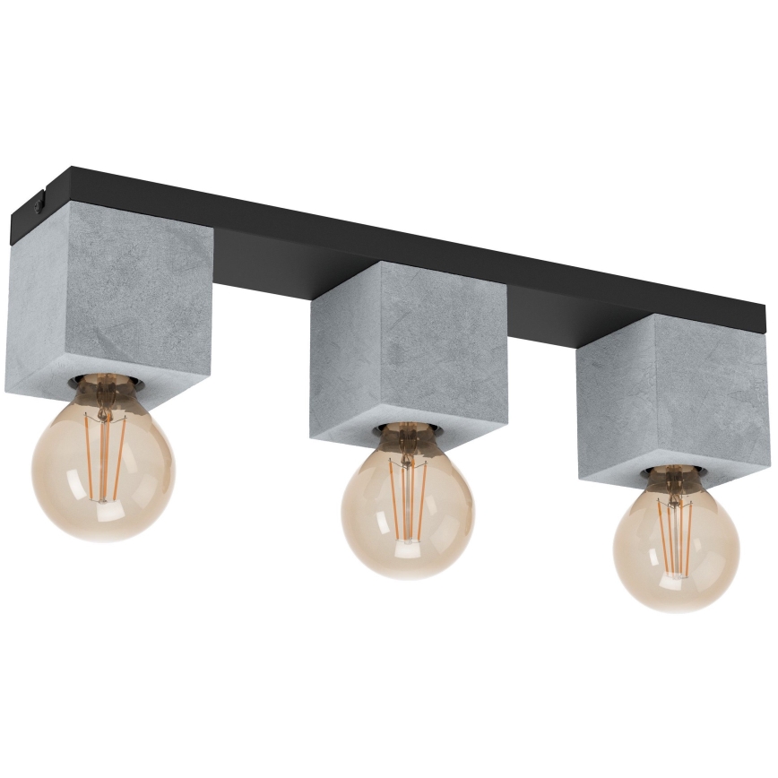Eglo 43596 - Pinta-asennettava kattokruunu PRESTWICK 3xE27/40W/230V