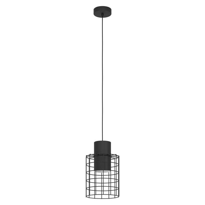 Eglo - Kattokruunu johdossa 1xE27/40W/230V d. 20 cm musta