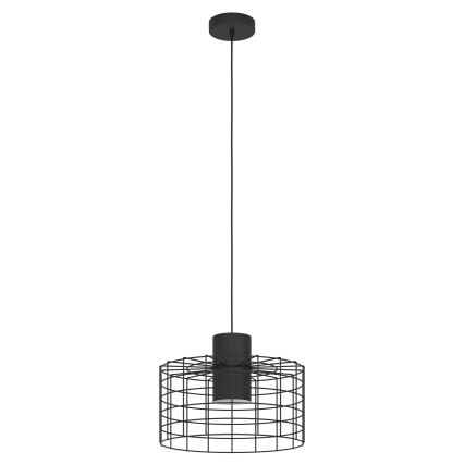 Eglo - Kattokruunu johdossa 1xE27/40W/230V d. 38 cm musta