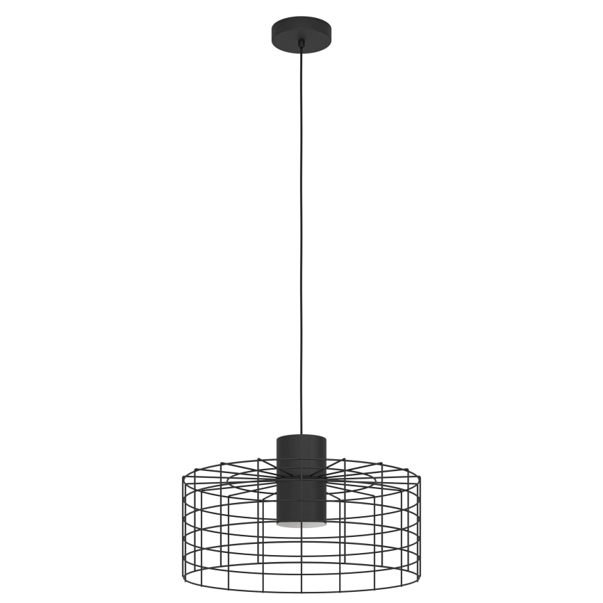 Eglo - Kattokruunu johdossa 1xE27/40W/230V d. 48 cm musta
