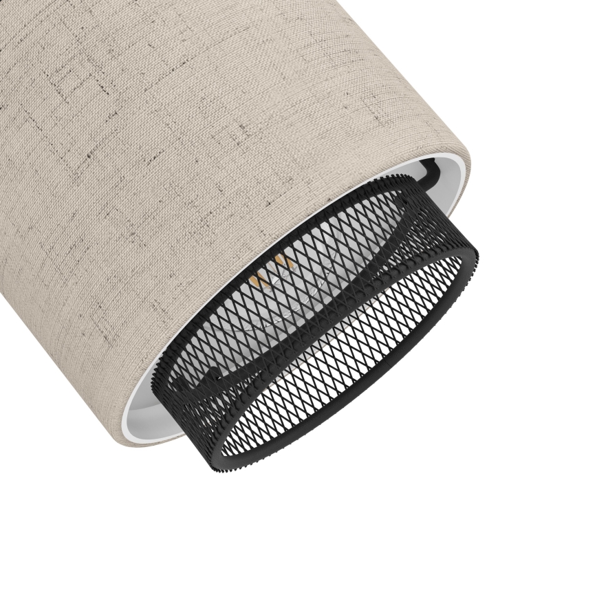 Eglo - Seinävalaisin 2xE14/40W/230V musta/beige