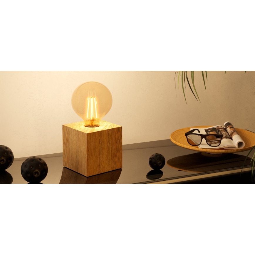 Eglo - Pöytävalaisin 1xE27/40W/230V beige