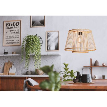 Eglo 43852 - Kattokruunu johdossa HYKEHAM 1xE27/40W/230V