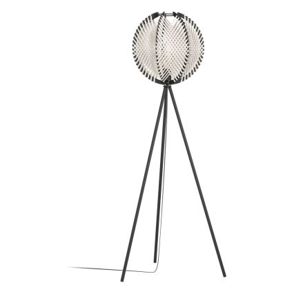 Eglo - Lattialamppu 1xE27/40W/230V valkoinen/musta