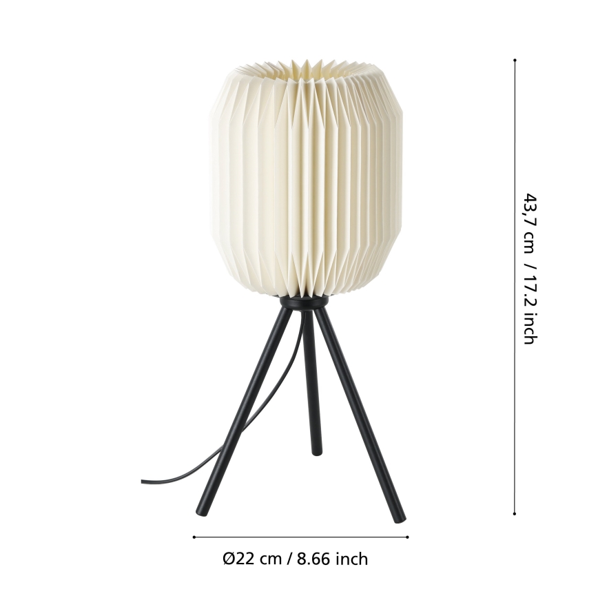Eglo - Pöytävalaisin 1xE27/40W/230V