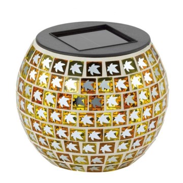 EGLO 47217 - Aurinkovalo BLATT 1xLED/0,03W oranssi IP44