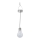 Eglo 48514 - LED Aurinkovoimariippuvalo LED/0,06W/1,2V IP44 kiiltävä kromi